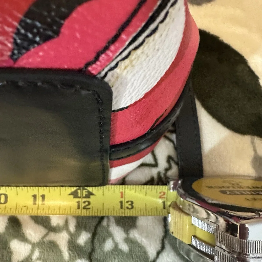 Kate Spade Ellison Avenue Satchel Bag Zip Purse Deco Rose Orient Red Floral EUC - Picture 10 of 12